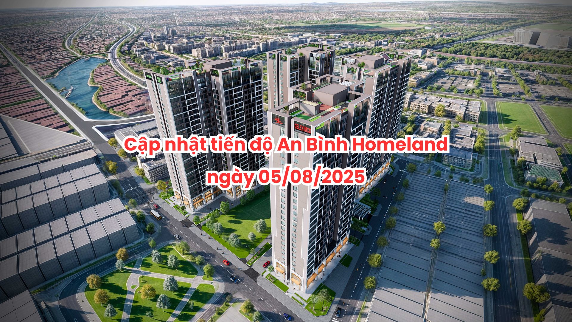 Cập nhật tiến độ An Bình Homeland ngày 05/08/2025