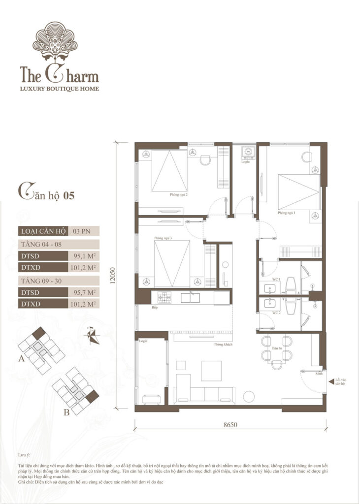 thiet ke can ho 05 the charm an hung