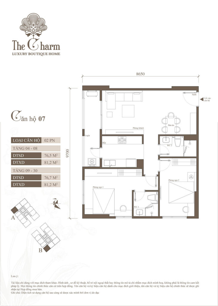 thiet ke can ho 07 the charm an hung