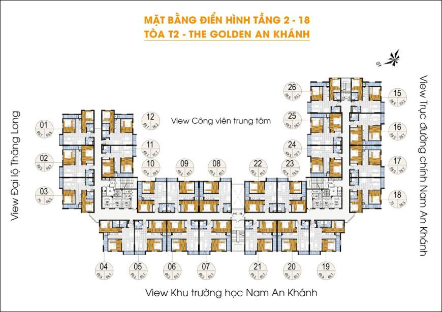 mat bang the golden an khanh 18t2
