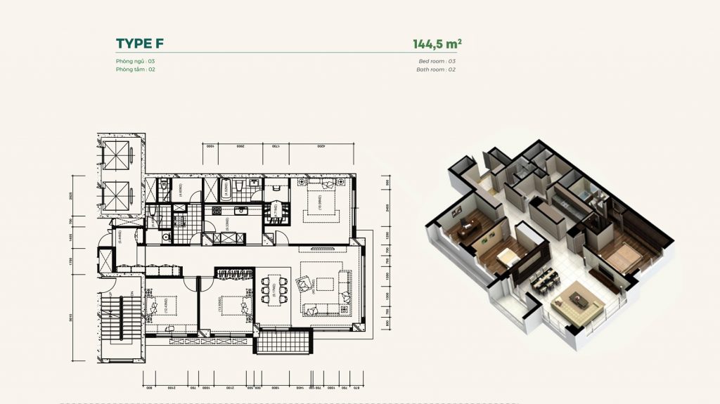 Chung Cư Essensia Splendora Bắc An Khánh 13 thiết kế căn hộ essensia splendora bắc an khánh
