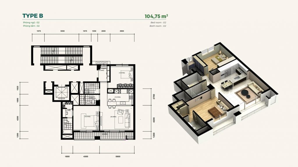 Chung Cư Essensia Splendora Bắc An Khánh 10 thiết kế căn hộ essensia splendora bắc an khánh