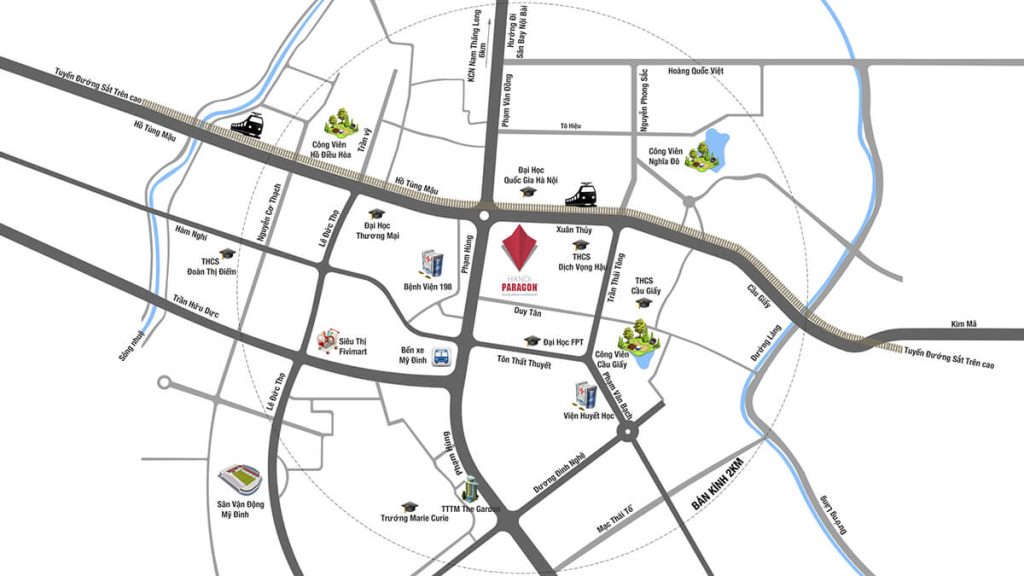 Hanoi Paragon Tower - Bảng Giá Chuyển Nhượng 2 vi tri chung cu ha noi paragon