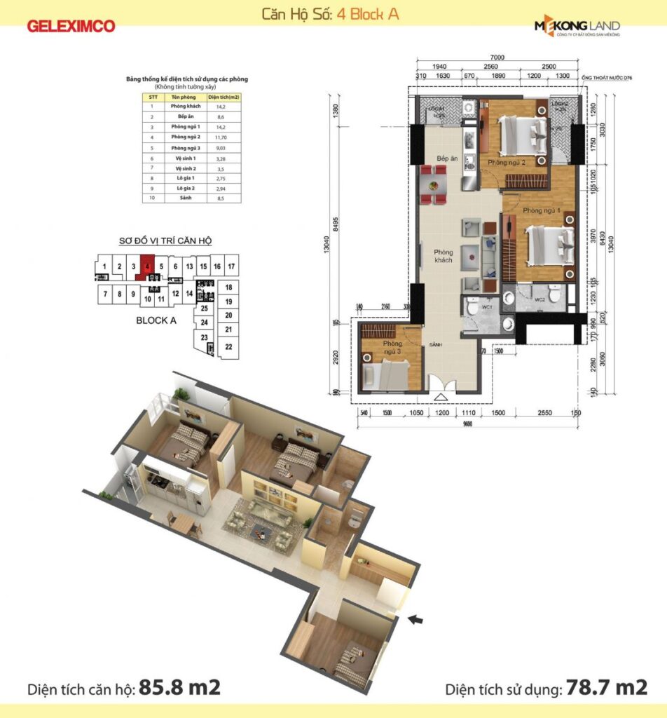 thiet ke gemek tower 1 toa a 4