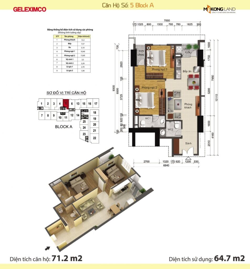thiet ke gemek tower 1 toa a 5